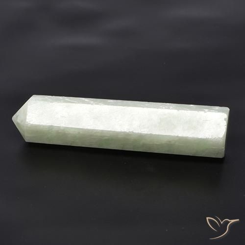 Amazonita branco esverdeado Natural 17.31ct, Chique, Translúcido