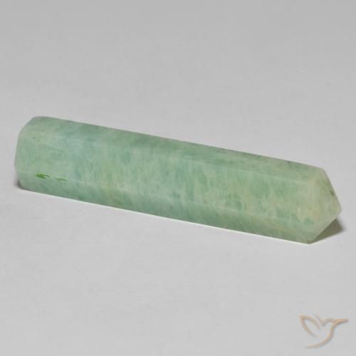 Amazonita Medium Light-Green Natural 24.91ct, Chique, Opaco