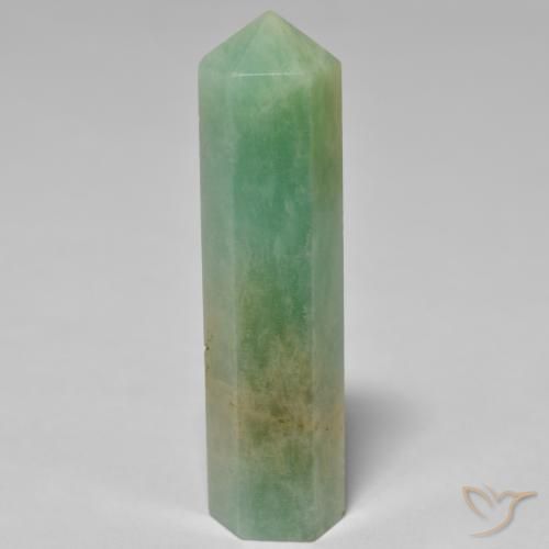 33.66ct Natural Verde Sábio Claro Amazonita, Chique, Opaco