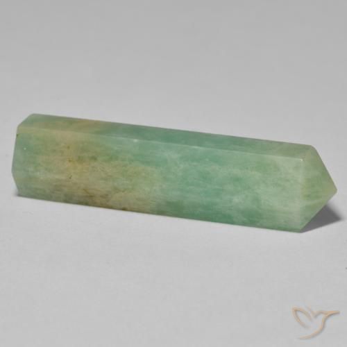 Amazonita Verde Sábio Claro Natural 33.66ct, Chique, Opaco