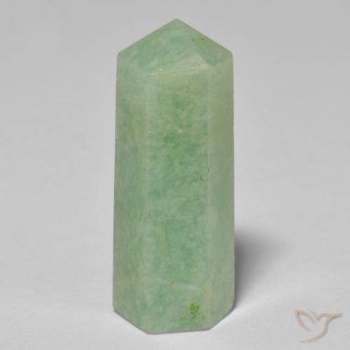 24.03ct Natural Medium Light-Green Amazonita, Chique, Opaco