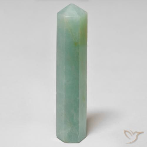 24.88ct Natural Verde Mar Claro Amazonita, Chique, Opaco