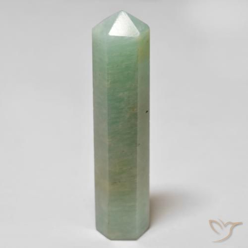 Amazonita Medium Light-Green Natural 26.42ct, Chique, Opaco
