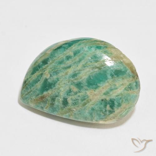 Amazonita Verde Multicolor Natural 32.34ct, Chique, Opaco