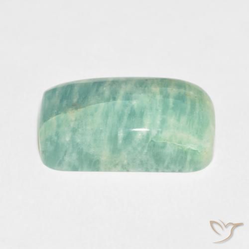 Amazonita Verde Multicolor Natural 14.52ct, Almofada, Opaco