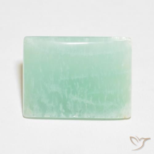 24.80ct Natural Azul claro verde Amazonita, baguete, Opaco