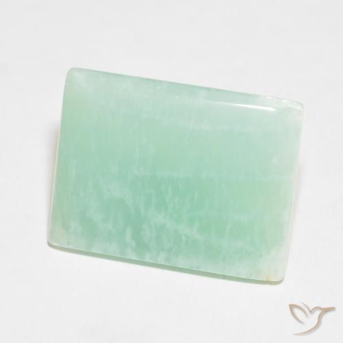 Amazonita Azul claro verde Natural 24.80ct, baguete, Opaco
