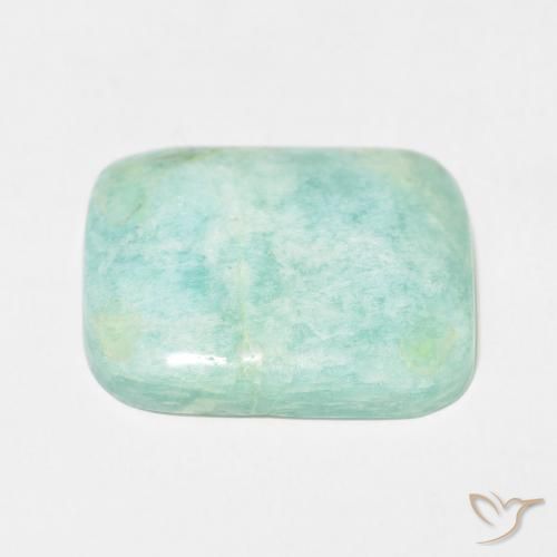Amazonita Luz verde Natural 25.18ct, Almofada, Opaco