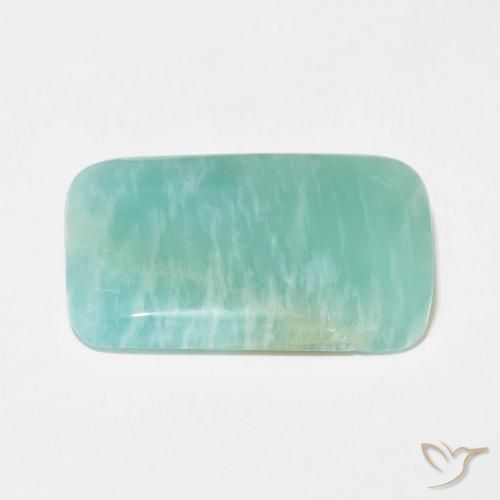 Amazonita Azul claro verde Natural 19.86ct, Almofada, Opaco