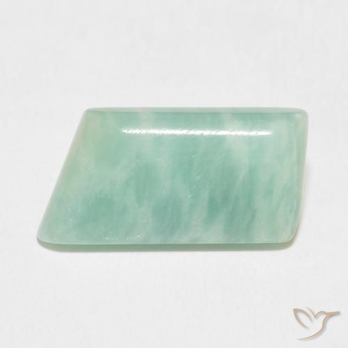 7.41ct Natural Azul claro verde Amazonita, Chique, Opaco