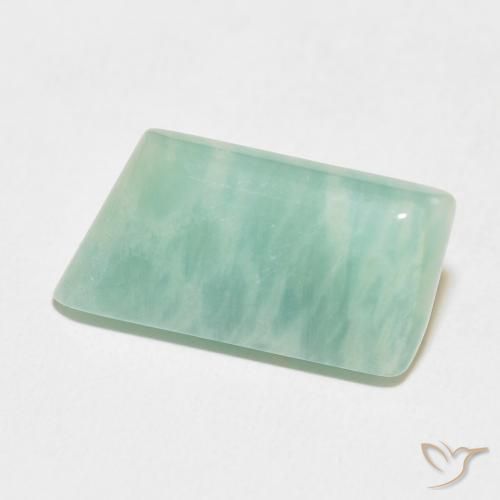 Amazonita Azul claro verde Natural 7.41ct, Chique, Opaco