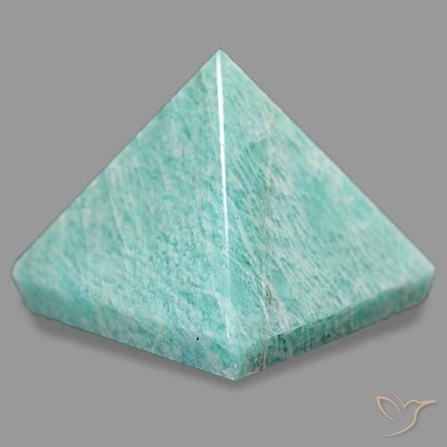 Amazonita Verde azulado Natural 118.34ct, Quadrado, Opaco