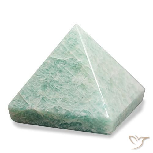 Amazonita Verde pálido Natural 106.50ct, Quadrado, Opaco