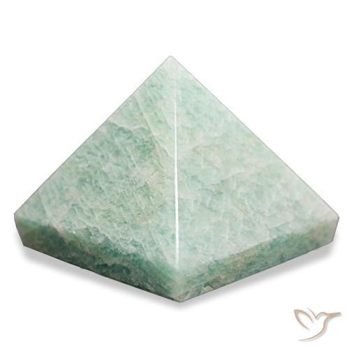 Amazonita Verde pálido Natural 106.50ct, Quadrado, Opaco