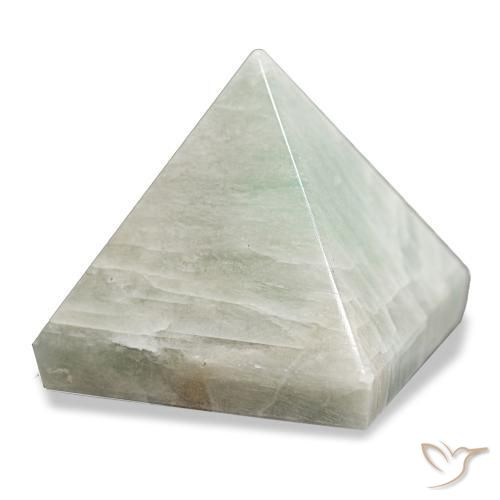 Amazonita verde médio natural 87,47ct, quadrado, opaco