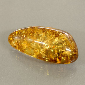 Âmbar laranja natural 20,89ct, transparente, transparente/translúcido