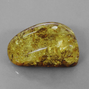 Âmbar laranja natural 17,75ct, transparente, transparente/translúcido