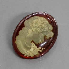 Âmbar laranja marrom Natural 18,51ct, Transparente, Transparente/Translúcido