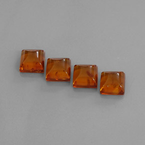 Pedras preciosas de âmbar laranja natural de  ct, transparente, transparente/translúcido