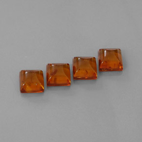 Pedras preciosas de âmbar laranja natural de  ct, transparente, transparente/translúcido