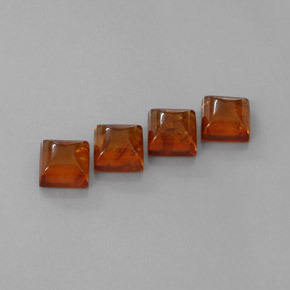 Pedras preciosas de âmbar laranja natural de  ct, transparente, transparente/translúcido