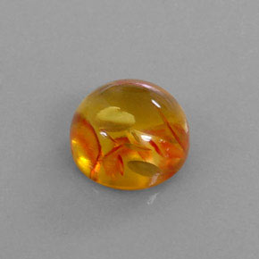Âmbar Amarelo alaranjado Natural 1.78ct, Transparente, Transparente/Translúcido