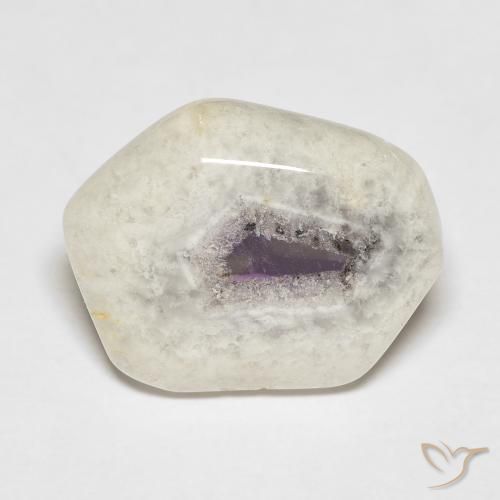 9.18ct Natural Multicolorido Fatia de geodo de ametista, Chique, Transparente