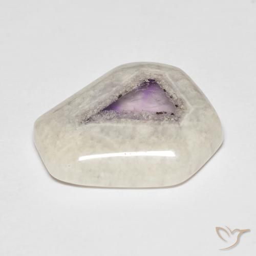 11.54ct Natural Multicolorido Fatia de geodo de ametista, Chique, Transparente