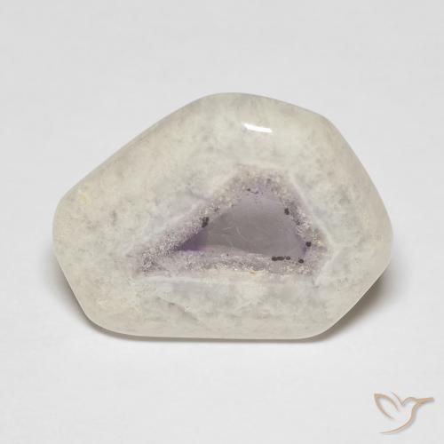 Fatia de geodo de ametista Multicolorido Natural 11.54ct, Chique, Transparente