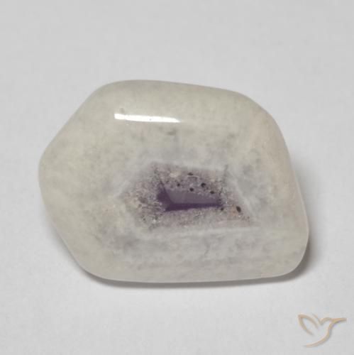 6.34ct Natural Multicolorido Fatia de geodo de ametista, Chique, Transparente