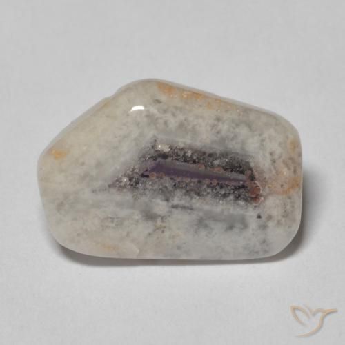 6.15ct Natural Multicolorido Fatia de geodo de ametista, Chique, Transparente