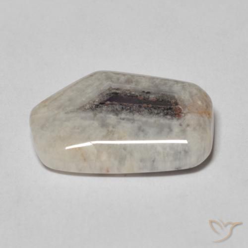 Fatia de geodo de ametista Multicolorido Natural 6.15ct, Chique, Transparente