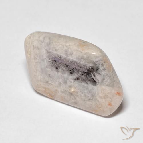 Fatia de geodo de ametista Multicolorido Natural 8.02ct, Chique, Transparente