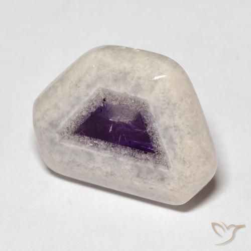 14.42ct Natural Multicolorido Fatia de geodo de ametista, Chique, Transparente