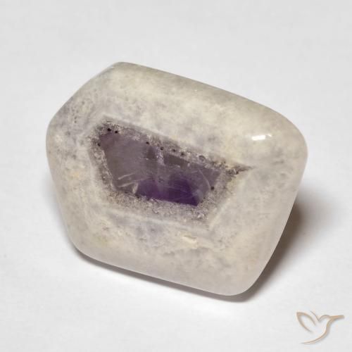 14.31ct Natural Multicolorido Fatia de geodo de ametista, Chique, Transparente