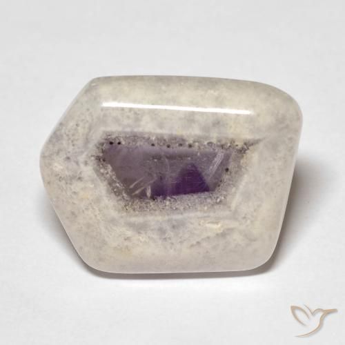 Fatia de geodo de ametista Multicolorido Natural 14.31ct, Chique, Transparente