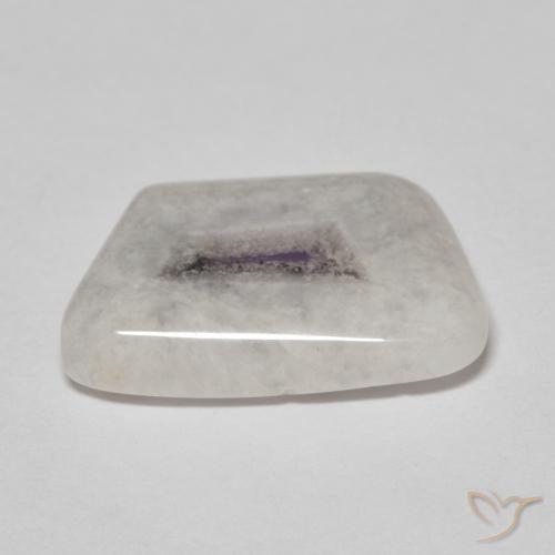 Fatia de geodo de ametista Multicolorido Natural 7.26ct, Chique, Transparente