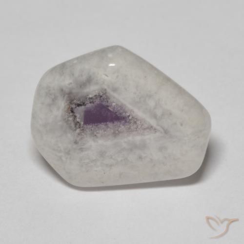 6.74ct Natural Multicolorido Fatia de geodo de ametista, Chique, Transparente