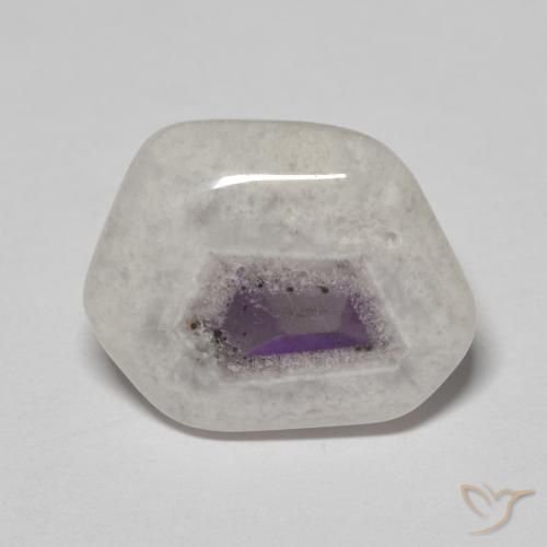 9.26ct Natural Multicolorido Fatia de geodo de ametista, Chique, Transparente