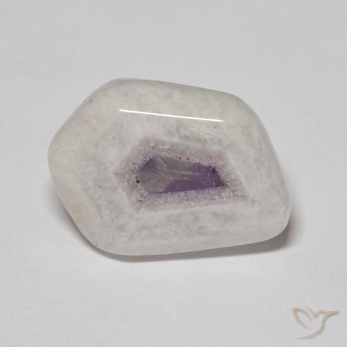 8.08ct Natural Multicolorido Fatia de geodo de ametista, Chique, Transparente