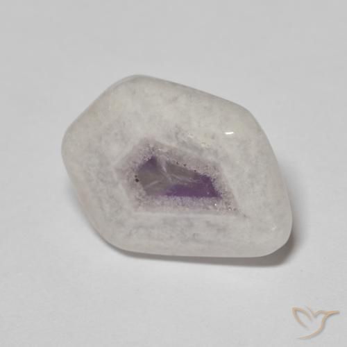 Fatia de geodo de ametista Multicolorido Natural 8.08ct, Chique, Transparente