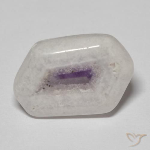 11.48ct Natural Multicolorido Fatia de geodo de ametista, Chique, Transparente