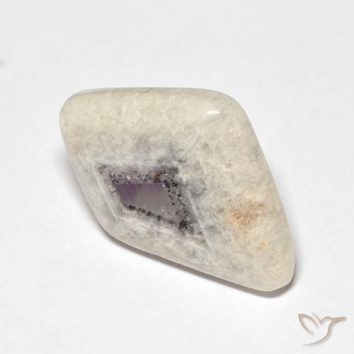 Fatia de geodo de ametista Multicolorido Natural 9.47ct, Chique, Transparente