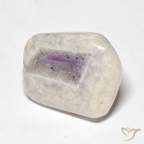 8.69ct Natural Multicolorido Fatia de geodo de ametista, Chique, Transparente