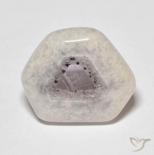 6.24ct Natural Multicolorido Fatia de geodo de ametista, Chique, Transparente