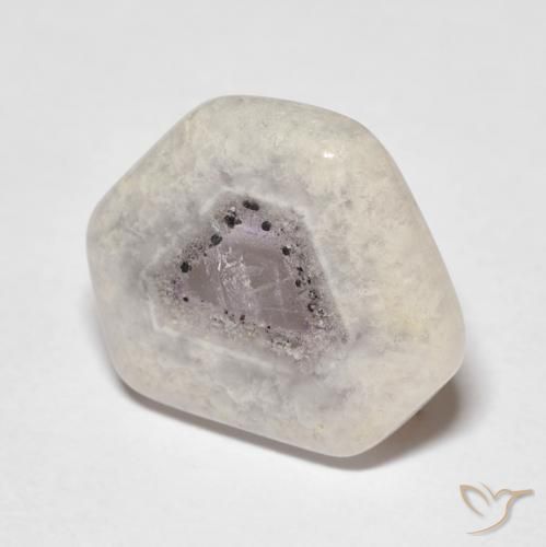 Fatia de geodo de ametista Multicolorido Natural 6.24ct, Chique, Transparente