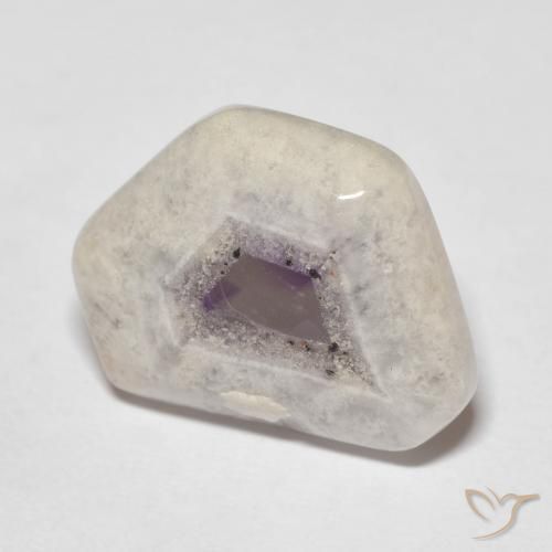 10.53ct Natural Multicolorido Fatia de geodo de ametista, Chique, Transparente