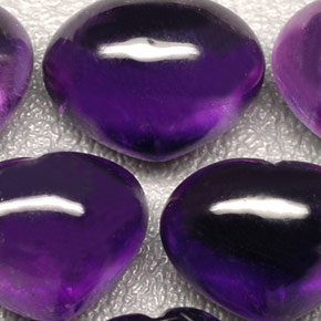 Pedras preciosas de ametista violeta natural de  ct, transparente, transparente/translúcido