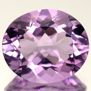 Ametista violeta natural 6,50ct, corte oval, VVS