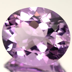 Ametista violeta natural 6,50ct, corte oval, VVS